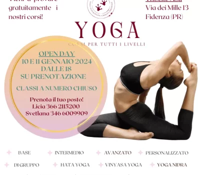 OPEN DAY YOGA!